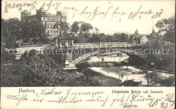 Hamburg Helgoländer Brücke Seewarte