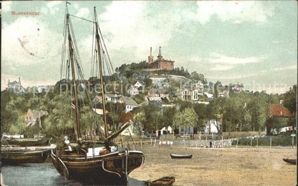 Blankenese Hamburg Segelboot