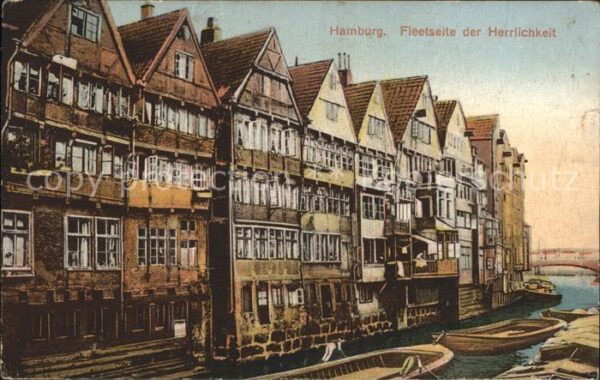 Hamburg Fleetseite der Herrlichkeit