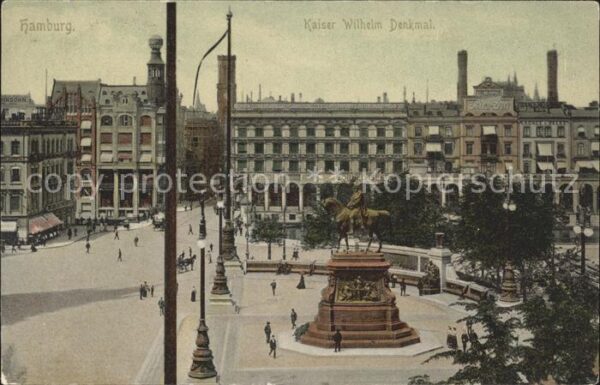 Hamburg Kaiser Wilhelm Denkmal