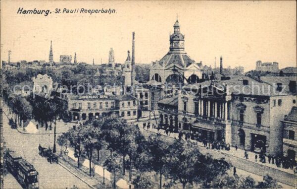 Hamburg St. Pauli Reeperbahn