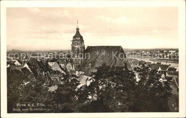 Pirna Blick vom Schlossberg