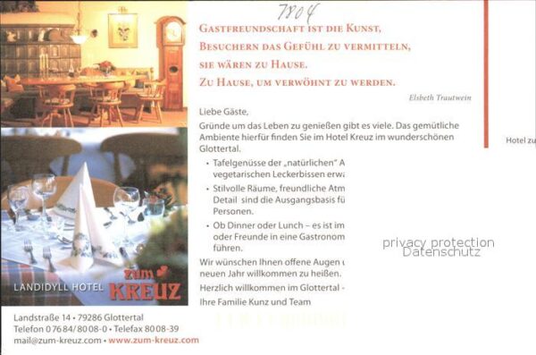 Glottertal Hotel zum Kreuz Gutschein – Bild 2