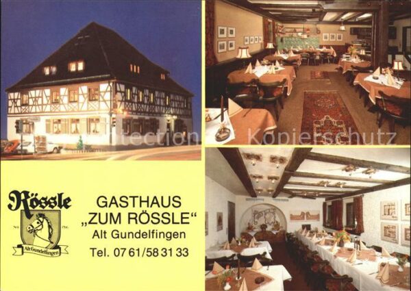 Gundelfingen Breisgau Gasthaus zum Rössle