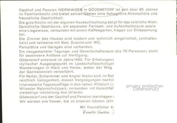Goedenstorf Gasthof-Pension Isernhagen – Bild 2