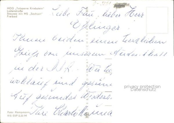 Kriebstein Talsperre HOG Ladenstrasse Stausee MS S – Bild 2