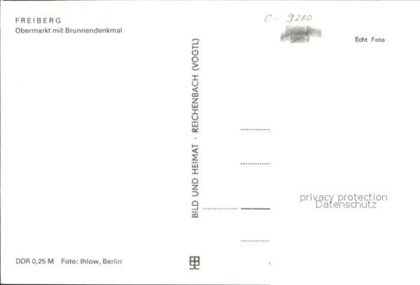 Freiberg Sachsen Obermarkt Brunnendenkmal – Bild 2