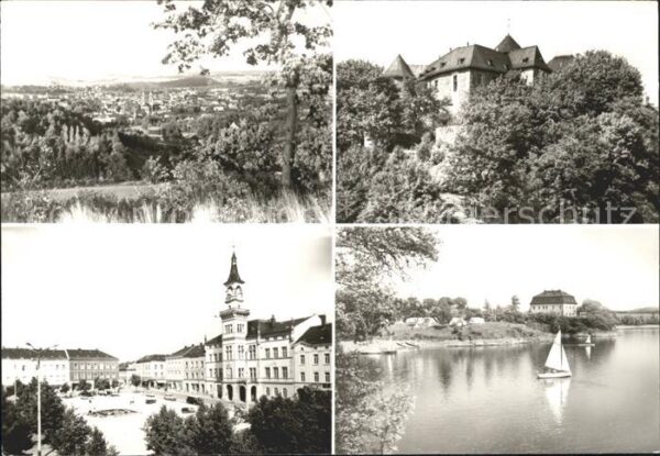 Oelsnitz Vogtland Schloss Voigtsberg Markt Rathaus Talspe