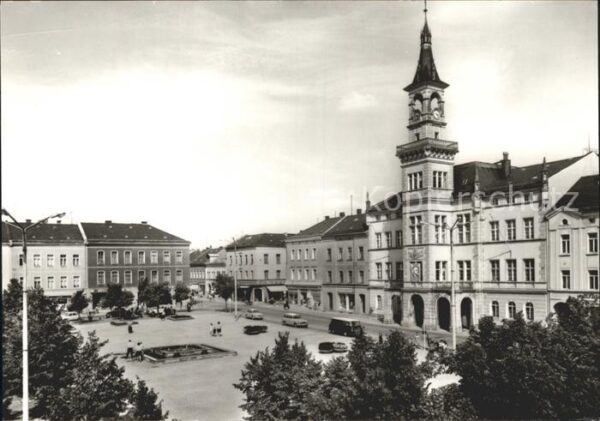 Oelsnitz Vogtland Markt Rathaus