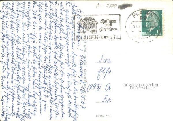 Plauen Vogtland Ernst-Thälmann-Strasse Otto-Grotewohl-P – Bild 2
