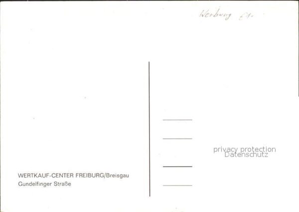 Freiburg Breisgau Wertkauf-Center Gundelfinger Strasse – Bild 2
