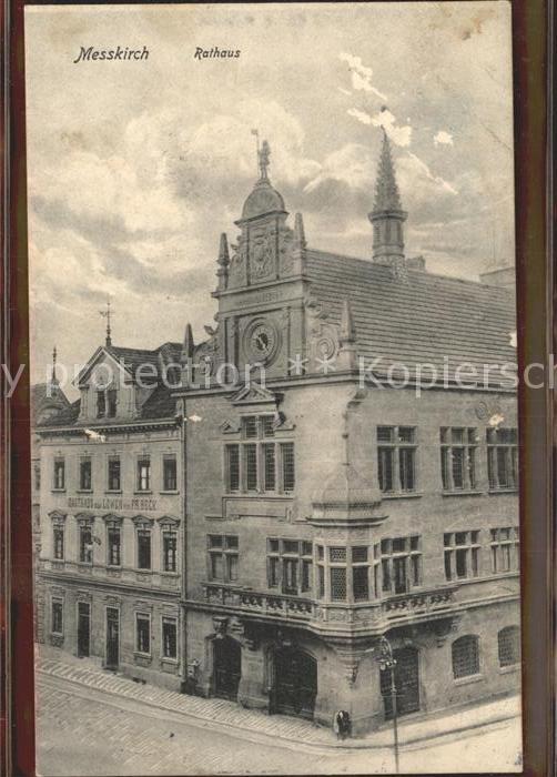 Messkirch Rathaus Gasthaus zum Löwen