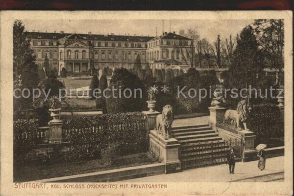 Stuttgart Schloss Privatgarten