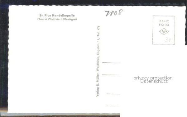Waldkirch Breisgau St. Pius Kandelkapelle – Bild 2