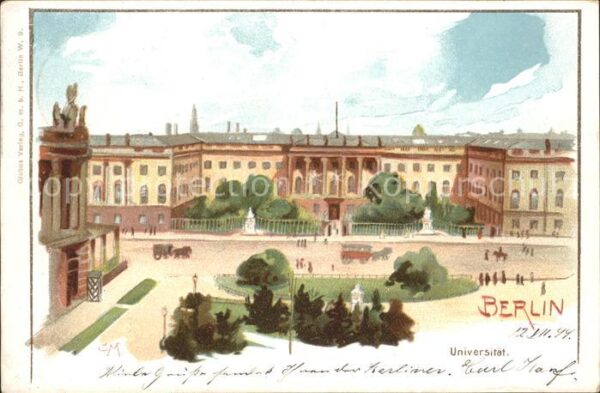 Berlin Universität Illustration