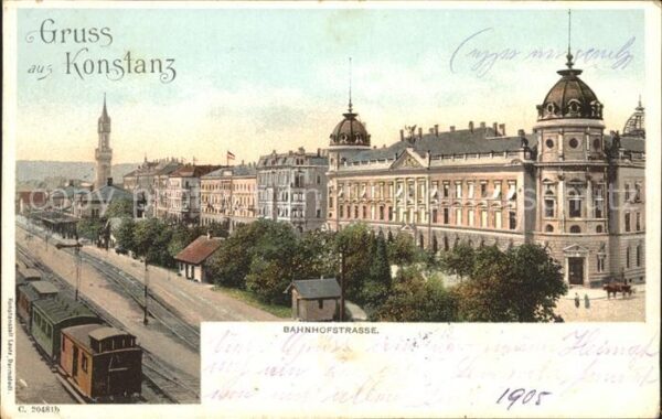 Konstanz Bodensee Bahnhofstrasse Teilansicht