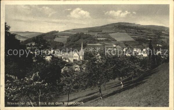 Waxweiler Blick aus dem Wurmbösch