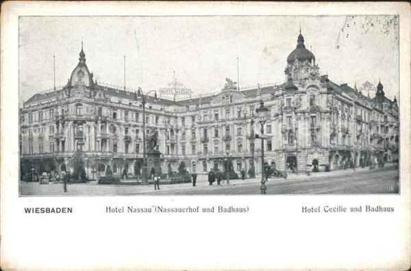 Wiesbaden Hotel Nassau und Hotel Cecilie mit Badh