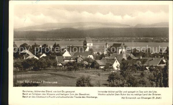 Insel Reichenau Bodensee Mittelzell Panorama