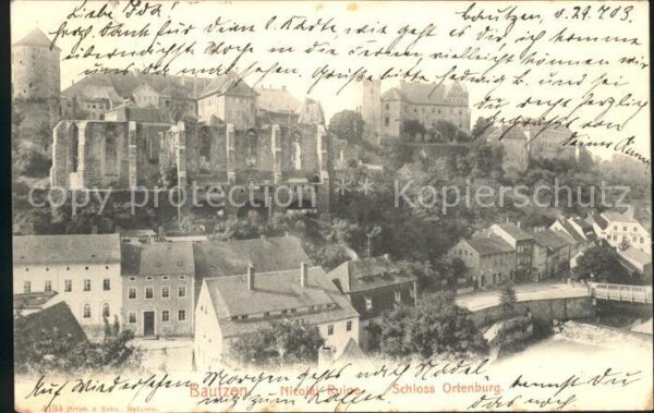 Bautzen Schloss Ortenburg Nicolai Ruine