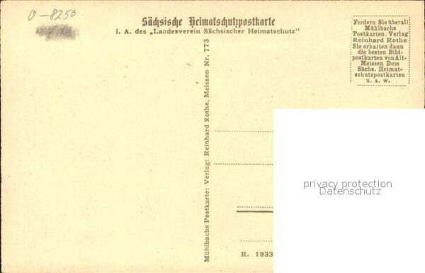 Meissen Elbe Sachsen Fischerhäuser in Alt Meissen – Bild 2