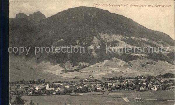 Steinach Pfronten mit Breitenberg und Aggenstein