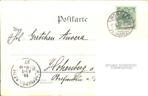 Rossla Bauerngraben Kaiser Wilhelm Denkmal Que – Bild 2