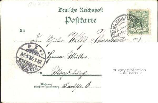 Frankenhausen Odenwald Kyffhäuserdenkmal Oberes Bad Panorama H – Bild 2