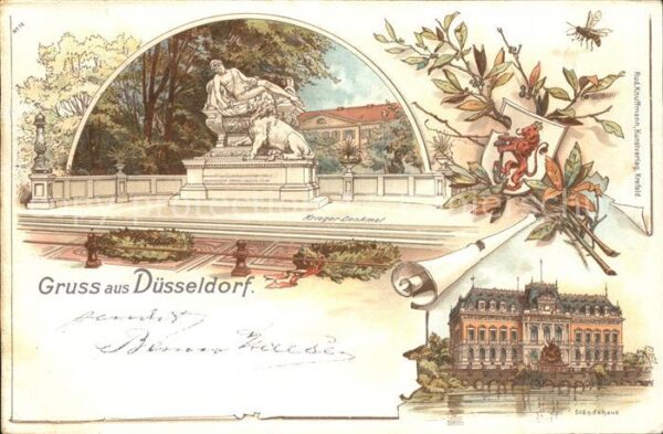 Duesseldorf Krieger Denkmal Ständehaus
