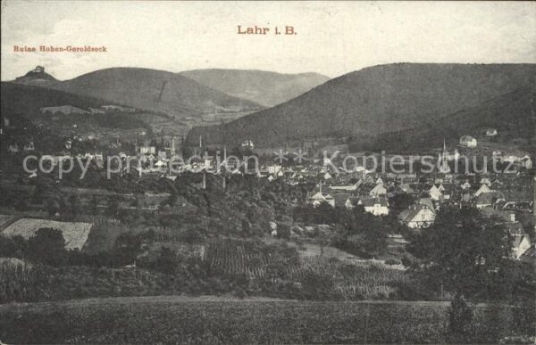 Lahr Schwarzwald Ruine Hohen Geroldseck Totalansicht