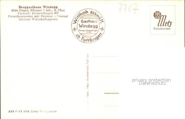 Witthoh Engen Hegau Berggasthaus Windegg Stube – Bild 2
