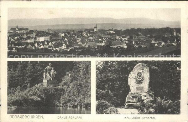 Donaueschingen Totalansicht Danubiagruppe Kaliwoda Den