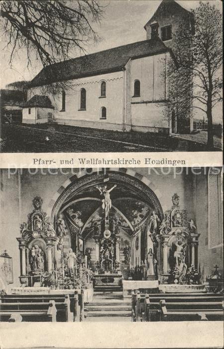Hondingen Pfarr und Wallfahrtskirche Inneres