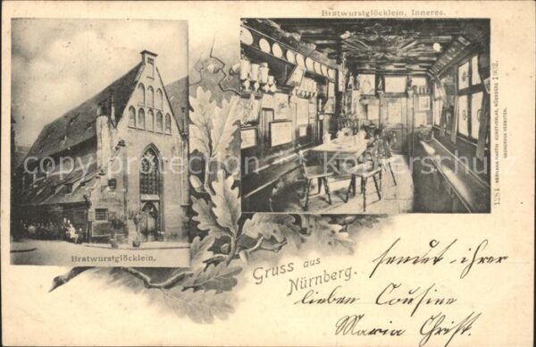 Nuernberg Bratwurstglöcklein Gastraum