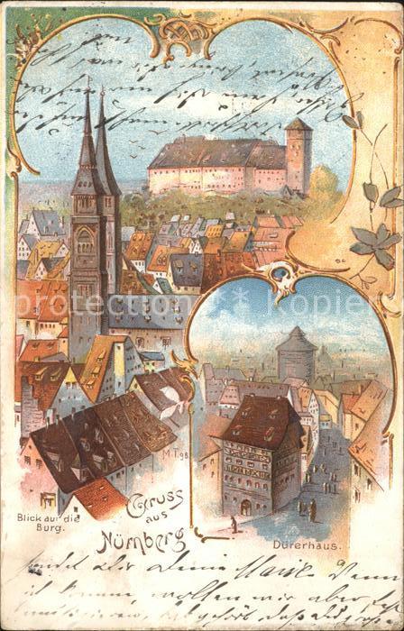 Nuernberg mit Burg und Dürerhaus