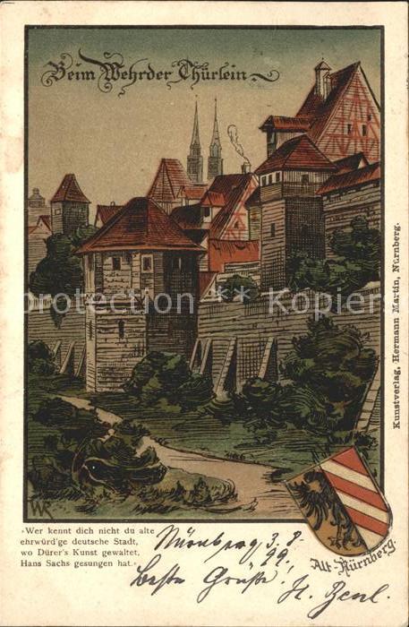 Nuernberg Beim Wehrder Thürlein