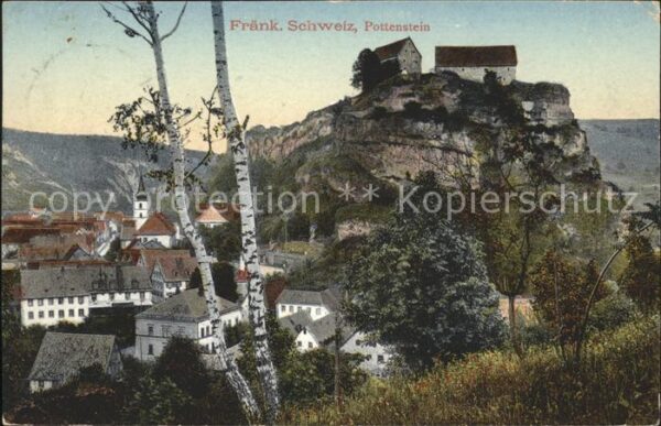 Pottenstein Oberfranken Teilansicht