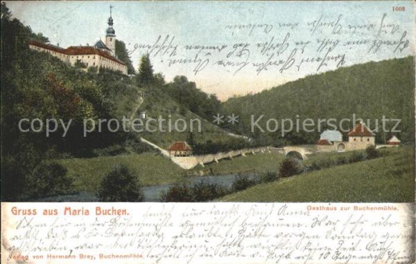 Maria Buchen mit Gasthaus zur Buchenmühle