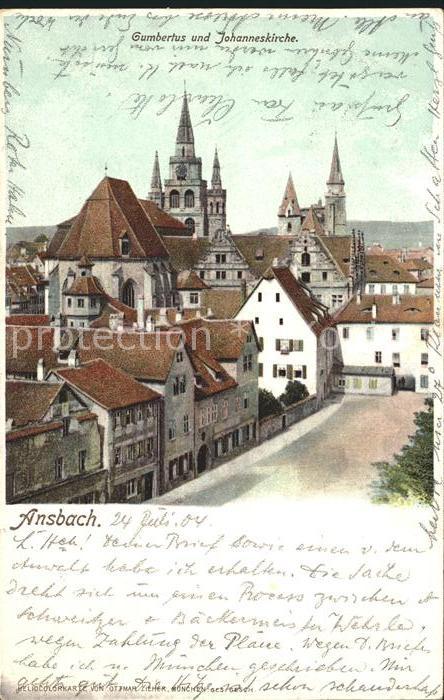 Ansbach Mittelfranken Gumbertus- und Johanneskirche