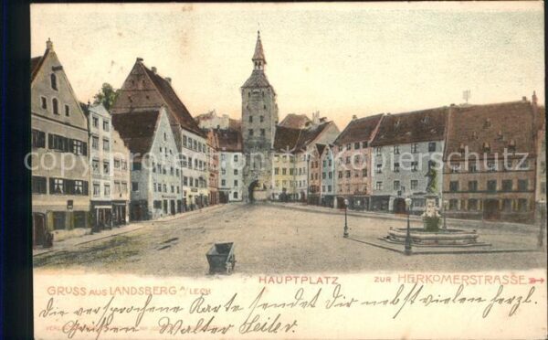 Landsberg Lech Hauptplatz Zur Herkomerstrasse