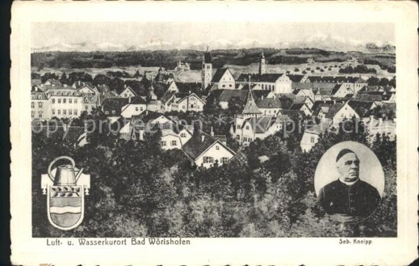 Bad Woerishofen Stadtblick Portrait Sebastian Kneipp