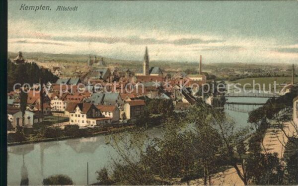 Kempten Allgaeu Altstadtblick