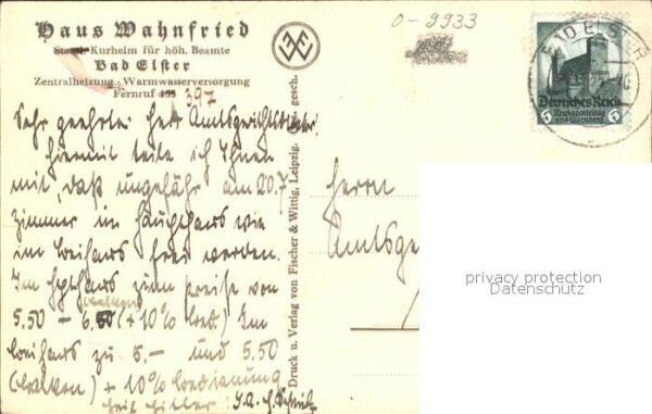 Bad Elster Kurheim Wahnfried – Bild 2