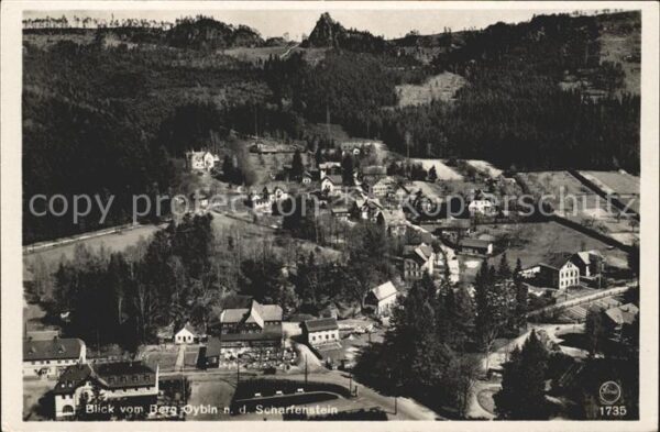 Oybin Zittauer Gebirge mit Scharfenstein