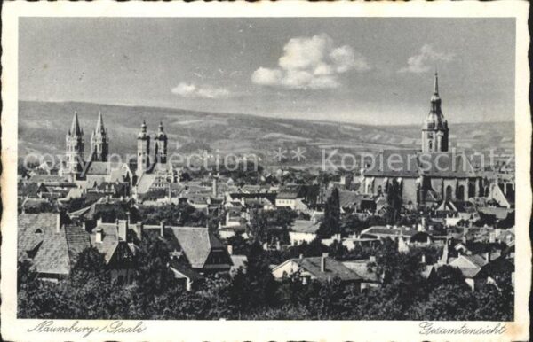 Naumburg Saale Ortsansicht Kirchen
