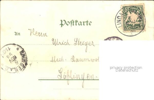 Lindau Bodensee Hafeneinfahrt mit Leuchtturm und Dampfs – Bild 2