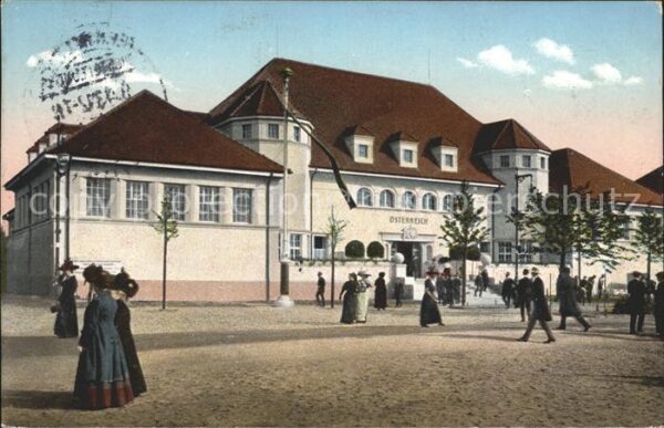 Leipzig Österreich Staatsgebäude Baufachausstel