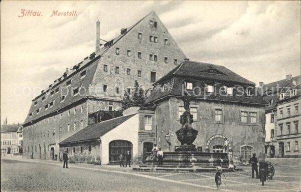 Zittau Marstall Brunnen