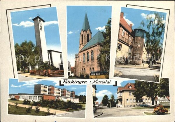Erlensee Rückingen Kirchen Schloss Strassenparti