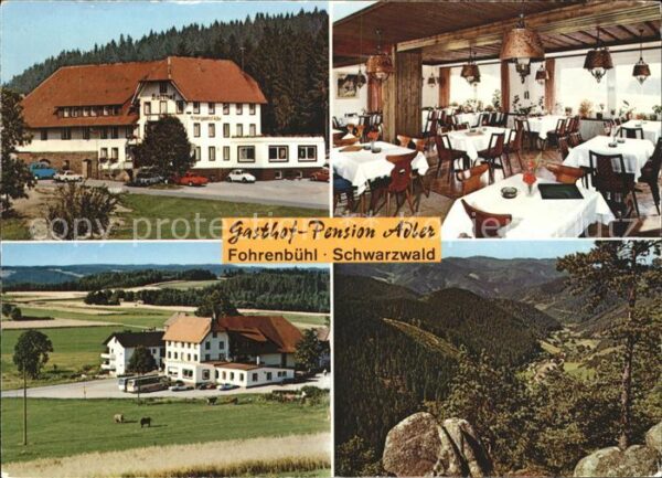 Fohrenbuehl Gasthof Pension Adler Gastraum Landscha